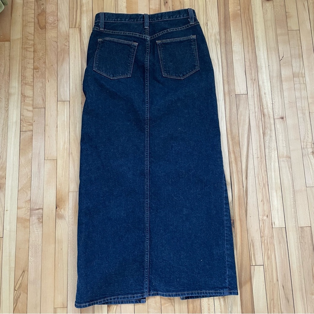 GAP Vintage Dark Wash Jean Skirt - Picture 7 of 10
